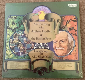 Evening w/ Arthur Fiedler Boston Pops All Seasons + Vtg. Vinyl Record Sealed New - Imagen 1 de 2