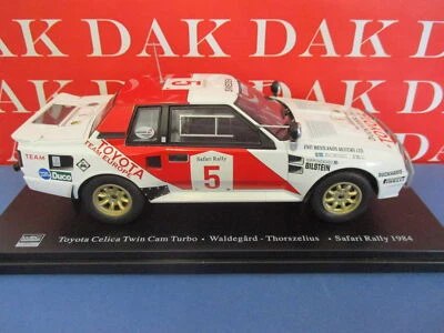 Die cast 1/24 Modellino Auto Toyota Celica Twin Cam Turbo Rally Safari 1984 - Immagine 1 di 3