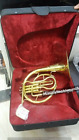 FRENCH HORN BRASS (MELLOPHONE) IN BB PITCH WITH EXTRA SLIDE +HARD CASE+FREE SHIP