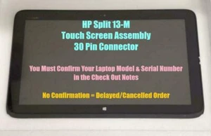 HP 732289-001 13.3" HD Slim eDP LED LCD Touch Screen Assembly N133BGE-E51 - Picture 1 of 4
