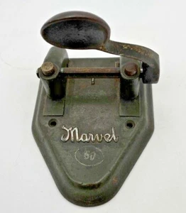 Marvel 60 Cast iron 2 hole punch, Delmar Manufacturing, It Works! Free Shipping! - Picture 1 of 8