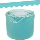  Scalloped Rolled Border Sticker Trim - 50Ft - Decorate Bulletin Boards,1087