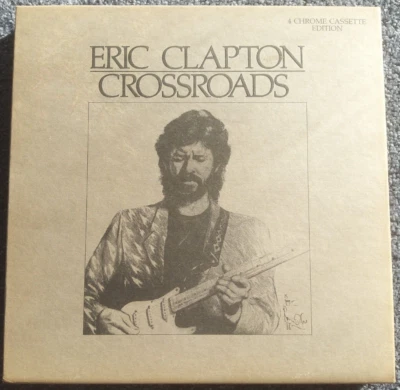 ERIC CLAPTON ~ CROSSROADS ~ 4 CHROME CASSETTE EDITION BOOKLET INSERT 1988 NM/EX - Image 1 of 4