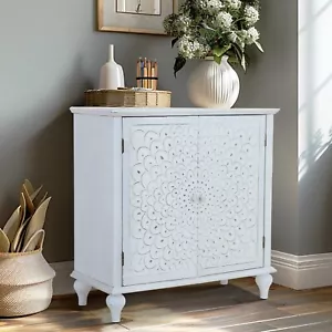 Entryway Cabinet with Doors Storage Cabinet Sideboard Buffet Antique Cabinet - Picture 1 of 9