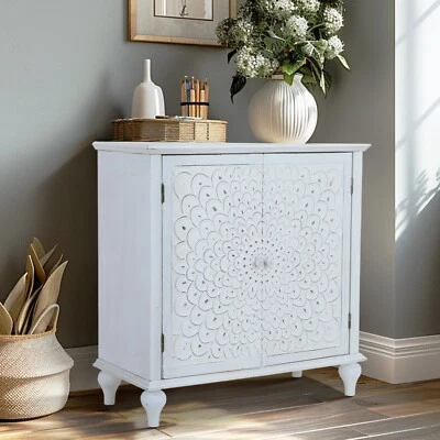 Armario de entrada con puertas armario de almacenamiento aparador buffet armario antiguo Foto 1 de 4