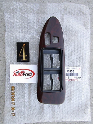 00 - 01 TOYOTA CAMRY LE XLE MASTER INTERRUPTOR VENTANA ELÉCTRICA BISEL MOLDURA MADERA GRANO NUEVO Foto 1 de 2