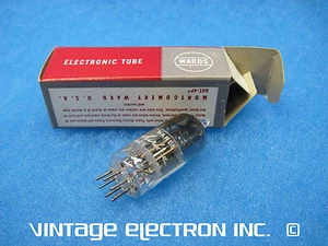 NOS 19J6 Vacuum Tube - WARDS AIRLINE - USA - 1950s (TESTED, FREE SHIPPING!!!) - Bild 1 von 3