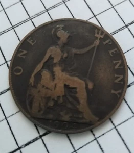 One Penny 1904, British, EVIIR - Picture 1 of 4
