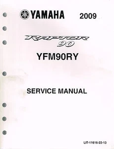 Yamaha Service Manual for YFM90RY Raptor 90 ATV 2009 - Picture 1 of 1