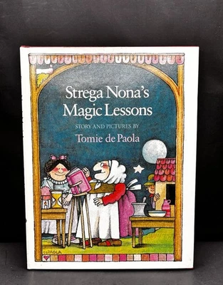 Strega Nona’s Magic Lessons RARE Deluxe Reinforced Binding, Stated FIRST, 1982 Foto 1 de 4