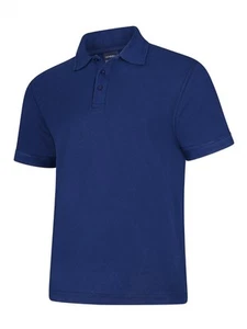 Uneek - Baju Polo Deluxe Uniseks - 50% Poliester 50% Kapas - French Navy - Saiz - Picture 1 of 1