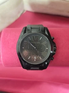 Michael Kors Original MK5550 Unisex Bradshaw Schwarz Edelstahl Chrono Uhr 43mm - Bild 1 von 7