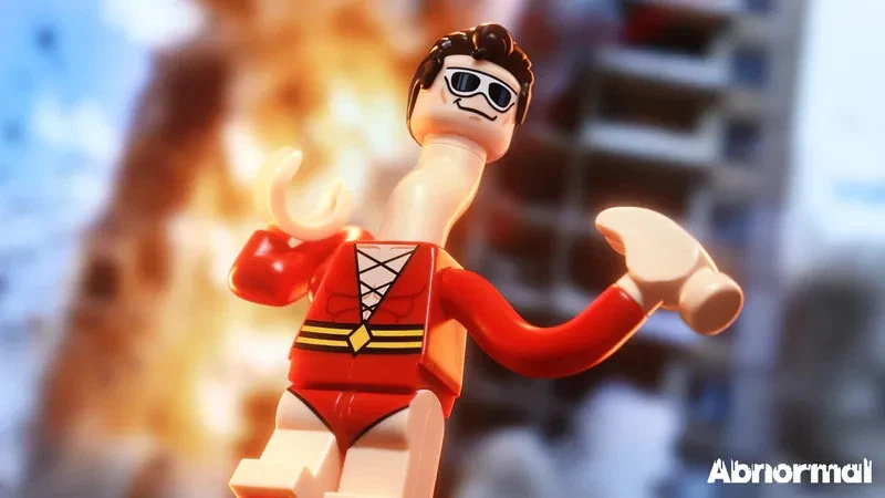 LEGO DC Comics Abnormal Custom Plastic Man Minifigure NEW - Image 1 of 3