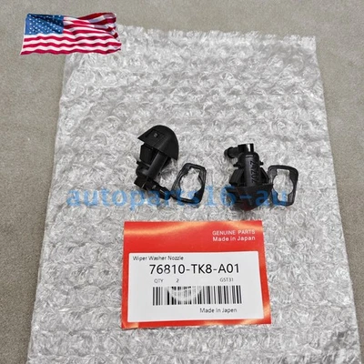 2× Windshield Washer Sprayer Nozzle Fits For 2011-17 Honda Odyssey USA Foto 1 de 4