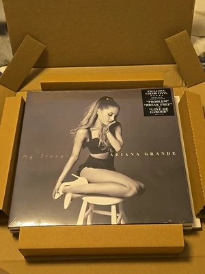 ARIANA GRANDE - MY EVERYTHING LE Lavender Clear Split Vinyl Purple NEW SEALED - Photo 1/2