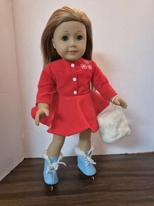 AG Maryellen’s Ice Skating Outfit Dress, Skate, DOLL INCLUDES, MARKED LEG - Picture 1 of 14