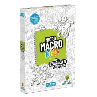 HUCH MicroMacro Kids: Der verrückte Stadtpark | Hard Boiled Games | Spiel | Karton