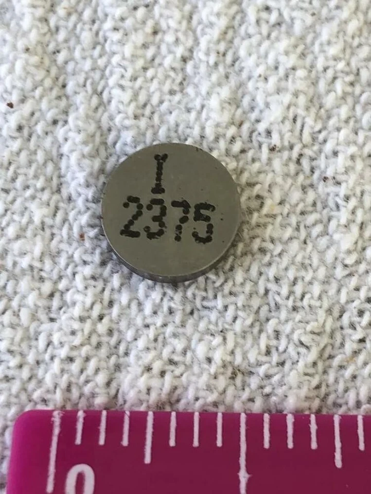 2002-2017 Harley-Davidson V-Rod Buell 2.375 Valve Adjustment Shim 18631-01K Foto 1 de 4