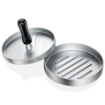 Pressa Hamburger in Alluminio; Antiaderente Hamburger Attrezzo Professionale; Pr - Immagine 1 di 4