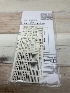 Decalcomanie Scale-Master #SM-39, marcature missilistiche USA, foglio di posizionamento bianco 1:72. - Foto 1 di 2