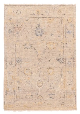 4'0" x 5'10" Hand Knotted Area Rug Traditional Oriental Wool Carpet - Image 1 of 4