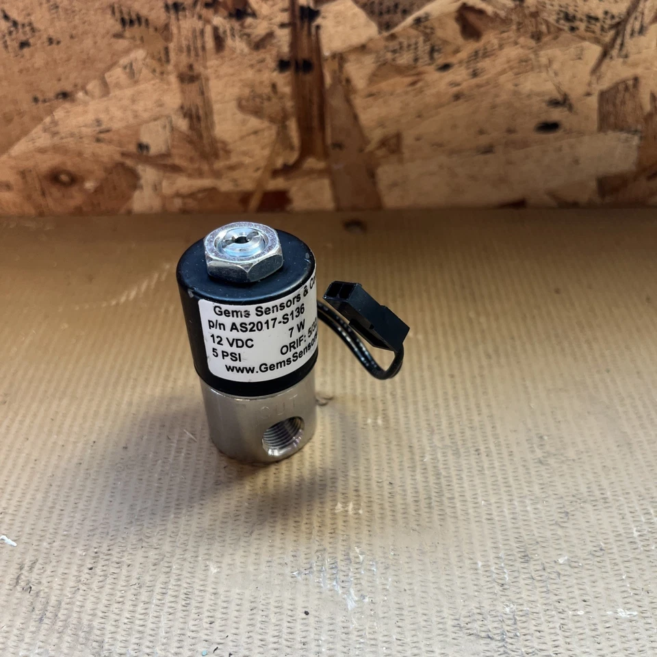 Gems Sensors & Controls p/n AS2017-S136 12VDC - Image 1 of 4
