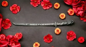 2024 Katana Schwertform Antik 0,999 Silber 2 Oz *SEALED* GOLD Chance🔥 - Bild 1 von 12