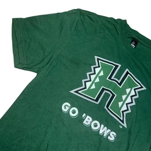 Hawaii Rainbow Warriors Shirt Mens Small NCAA Football Go Bows District Tee - Picture 1 of 9