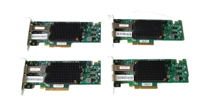 LOT 4x Emulex 10Gbps Dual Port PCI-E 95Y3766 SMALL PROFIL - Afbeelding 1 van 1