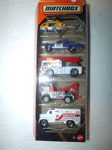 Matchbox 2025 MBX Rescue V 5-Pack-Variation VHTF - Picture 1 of 1