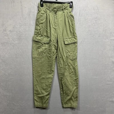 Pantalones cargo H&M para mujer 2 verdes Foto 1 de 4