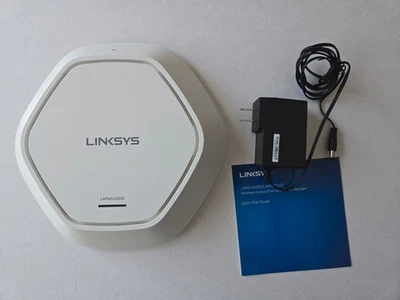 Linksys LAPAC1200C AC1200 Dual-Band 2.4-5GHz Wireless Cloud Access Point w/cord - Image 1 of 4