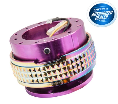 NRG VOLANTE LIBERACIÓN RÁPIDA GEN 2.1 PÚRPURA NEO CROMO PIRÁMIDE SRK-210PP-MC Foto 1 de 2