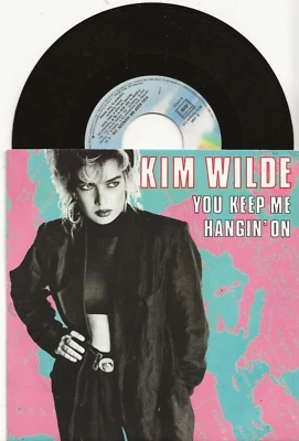 KIM WILDE YOU KEEP ME HANGIN' ON RARE PRESSING SINGLE FROM FRANCE, MINT - Image 1 of 2