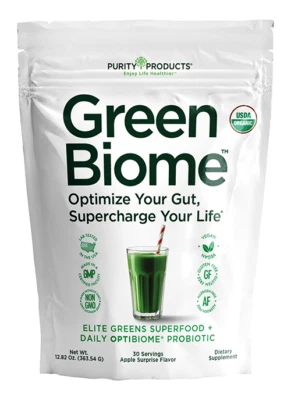Purity Products Green Biome Elite Green Superfood + Daily Optibiome Probiotic - Image 1 of 2