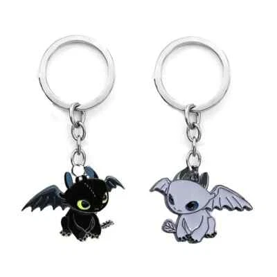 How to Train Your Dragon Toothless Night Fury Keychain Keyring Pendant Toys Gift