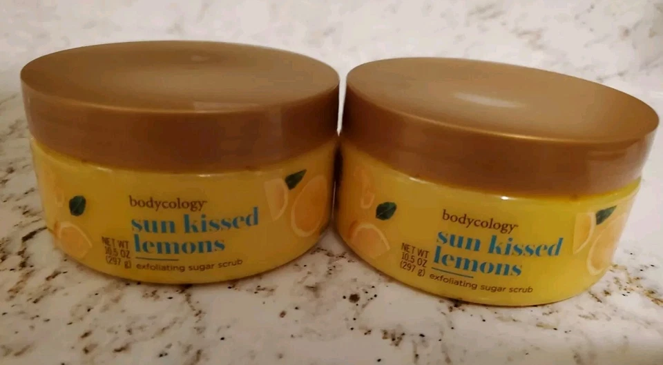 Bodycology Sun Kissed Lemons Exfoliating Sugar Scrub 10.5 Oz Each Lot Of 2 - Image 1 of 1