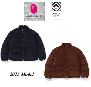 A Bathing Ape Women's Corduroy Fabric Down Jacket 2025 SS Fast Shipping Japan - Picture 1 of 10