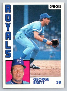 1984 O-Pee-Chee #212 George Brett (ref Y01603)