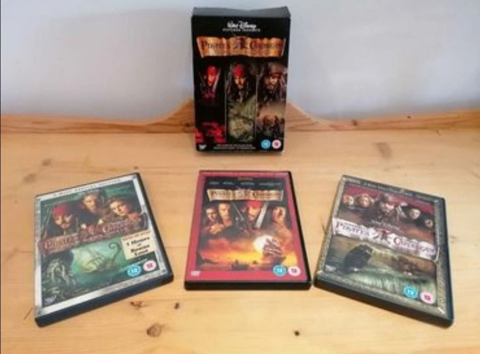 Pirates of the Caribbean: Trilogy Box Set (DVD, 2007) - Image 1 of 1
