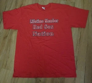 Boston Red Sox Lifetime Member Red Sox Nation T-Shirt Herren Gr. Large Neu Rot - Bild 1 von 5