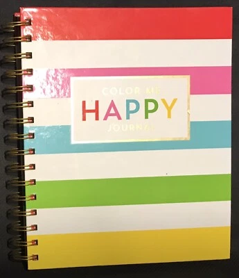 Eccolo Color Me Happy Writing Journal with Positive Thoughts of Mood for the Day - Image 1 of 4