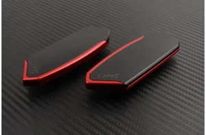 Obturadores Retrovisore Negro-Rojo 45 mm SUZUKI GSXR 1000 2007-2008 Model 2 - Picture 1 of 6