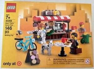 NUOVO E SIGILLATO! LEGO TARGET ESCLUSIVO 40358 FAGIOLI LÌ, CIAMBELLA RITIRATA & ULTIMA1 - Foto 1 di 8