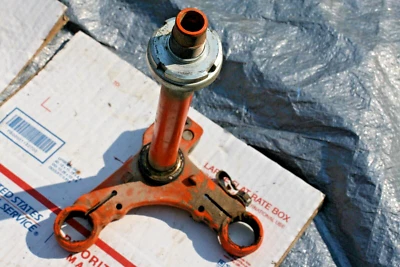 1972  HONDA CT90 OEM  BOTTOM TRIPLE NO KEY  (SEE BELOW) - Image 1 of 3