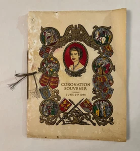 The Coronation of Her Majesty Queen Elizabeth II Souvenir Programme June 2 1953 - Picture 1 of 8