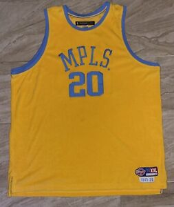 NBA Lakers MPLS Gary Payton Reebok D'funkd Hardwood Classics Jersey Mens 2XL