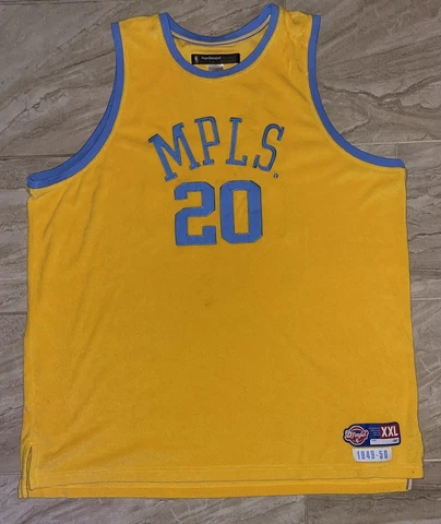 NBA Lakers MPLS Gary Payton Reebok D'funkd Hardwood Classics Jersey Mens 2XL Cover