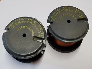 Audyn Bobine A Champignons 12,0 MH R=0.84 HQP62/47 Cu = 1.12 MM HQP62/12,0/112 - Photo 1/4