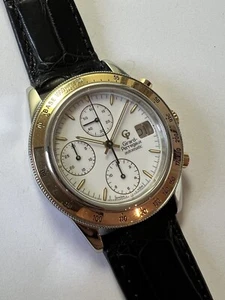 Girard Perrgeaux Uhr Chronograph Automatik Full Set aus 1993 Referenz 1030 GP 90 - Bild 1 von 23